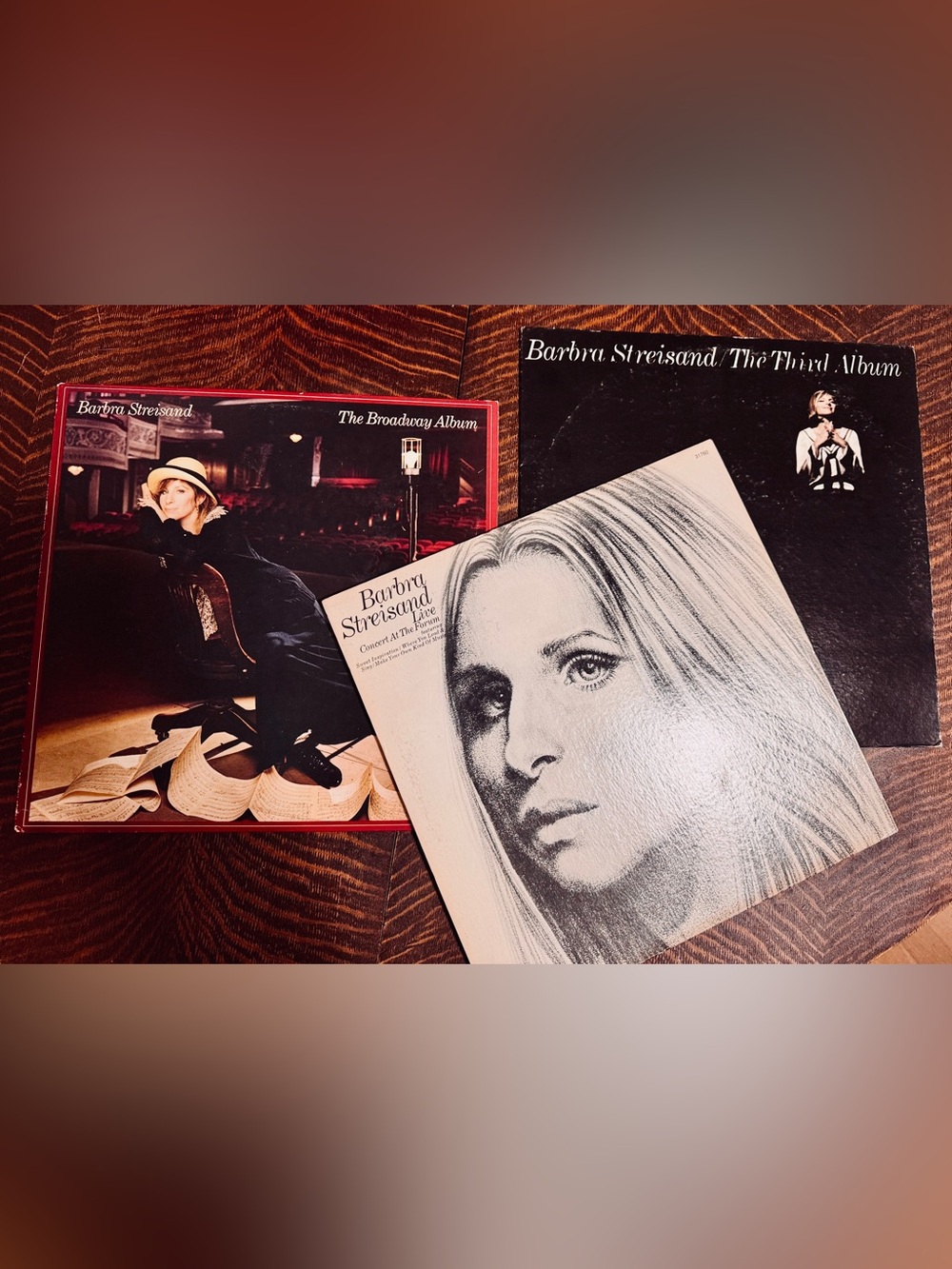Barbra Streisand Vintage Vinyl Records /Albums (Bundle of 3)…